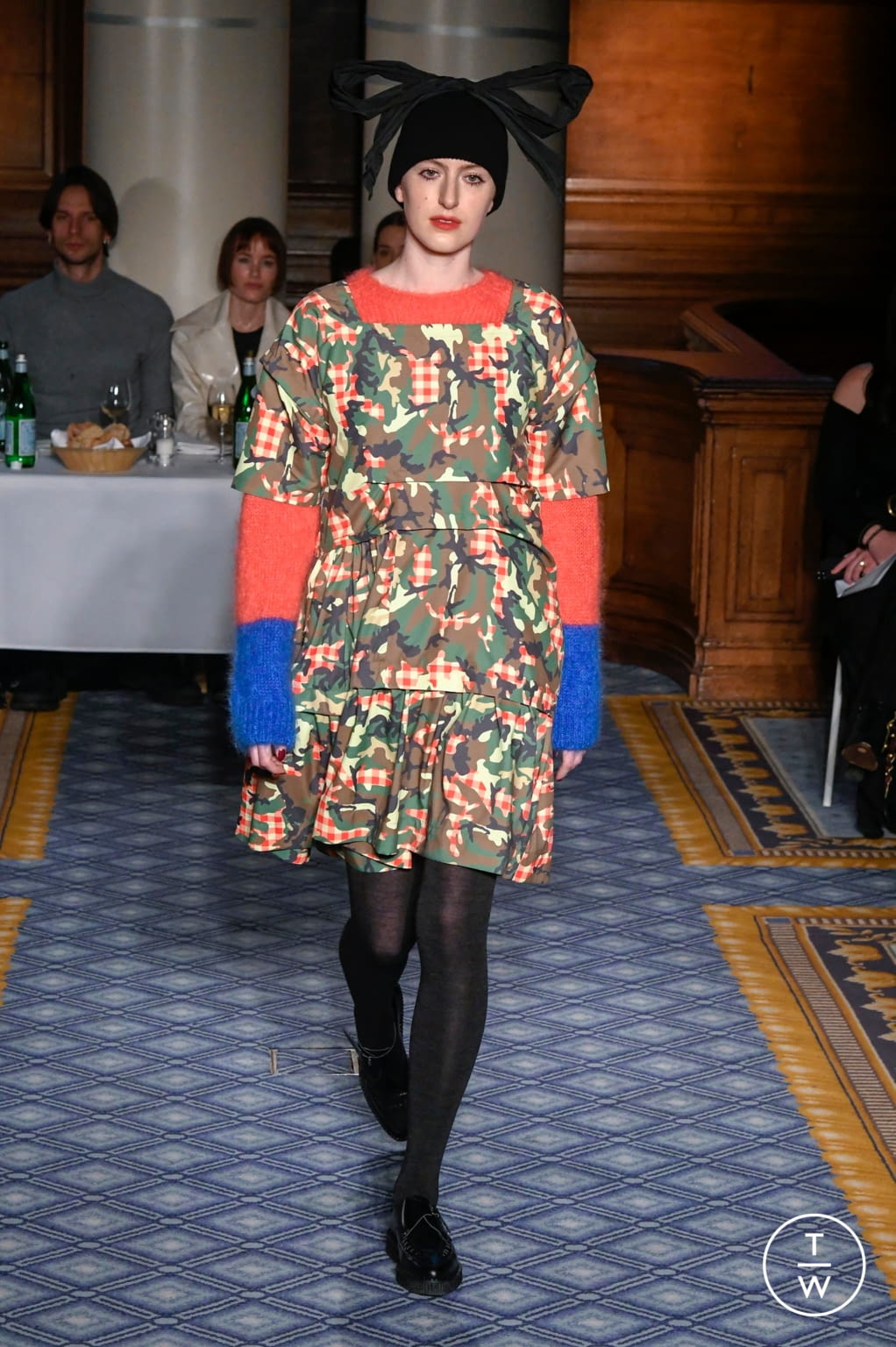 Fashion Week London Fall/Winter 2020 look 21 from the Molly Goddard collection womenswear