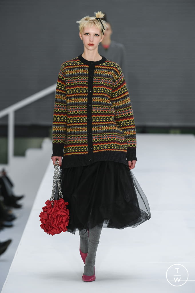 Fashion Week London Fall/Winter 2022 look 11 from the Molly Goddard collection womenswear
