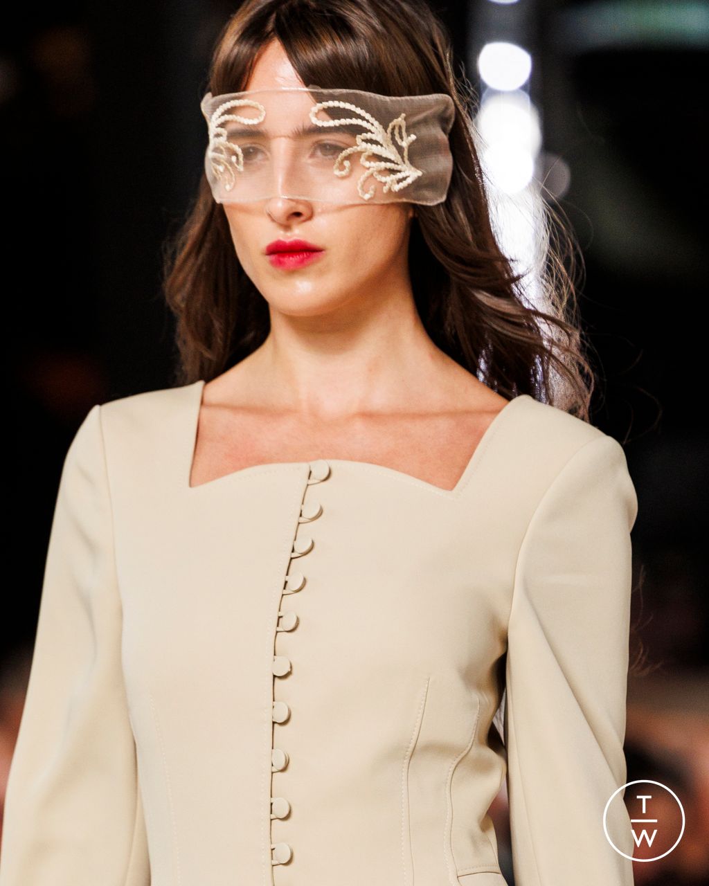 Fashion Week Paris Spring/Summer 2025 look 9 from the Mona Alshebil - Saudi 100 collection 女装