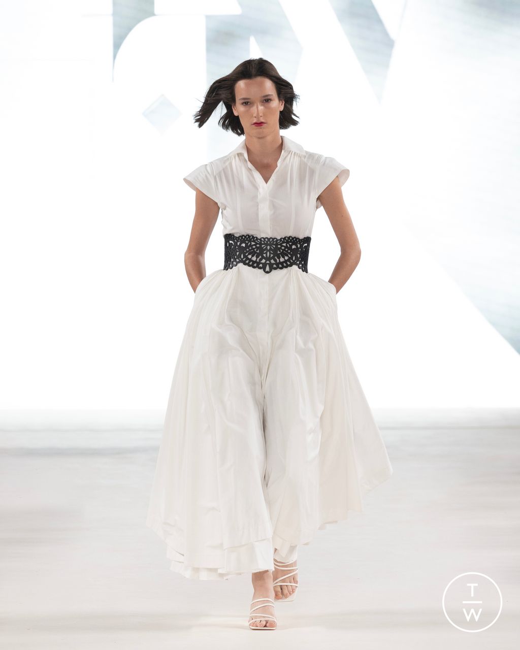 Fashion Week Paris Spring-Summer 2025 look 2 from the Mona Alshebil - Saudi 100 collection womenswear
