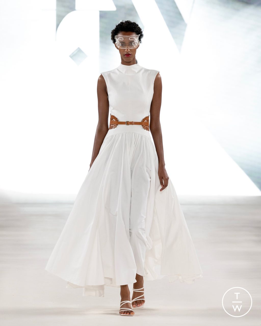 Fashion Week Paris Spring/Summer 2025 look 4 from the Mona Alshebil - Saudi 100 collection womenswear