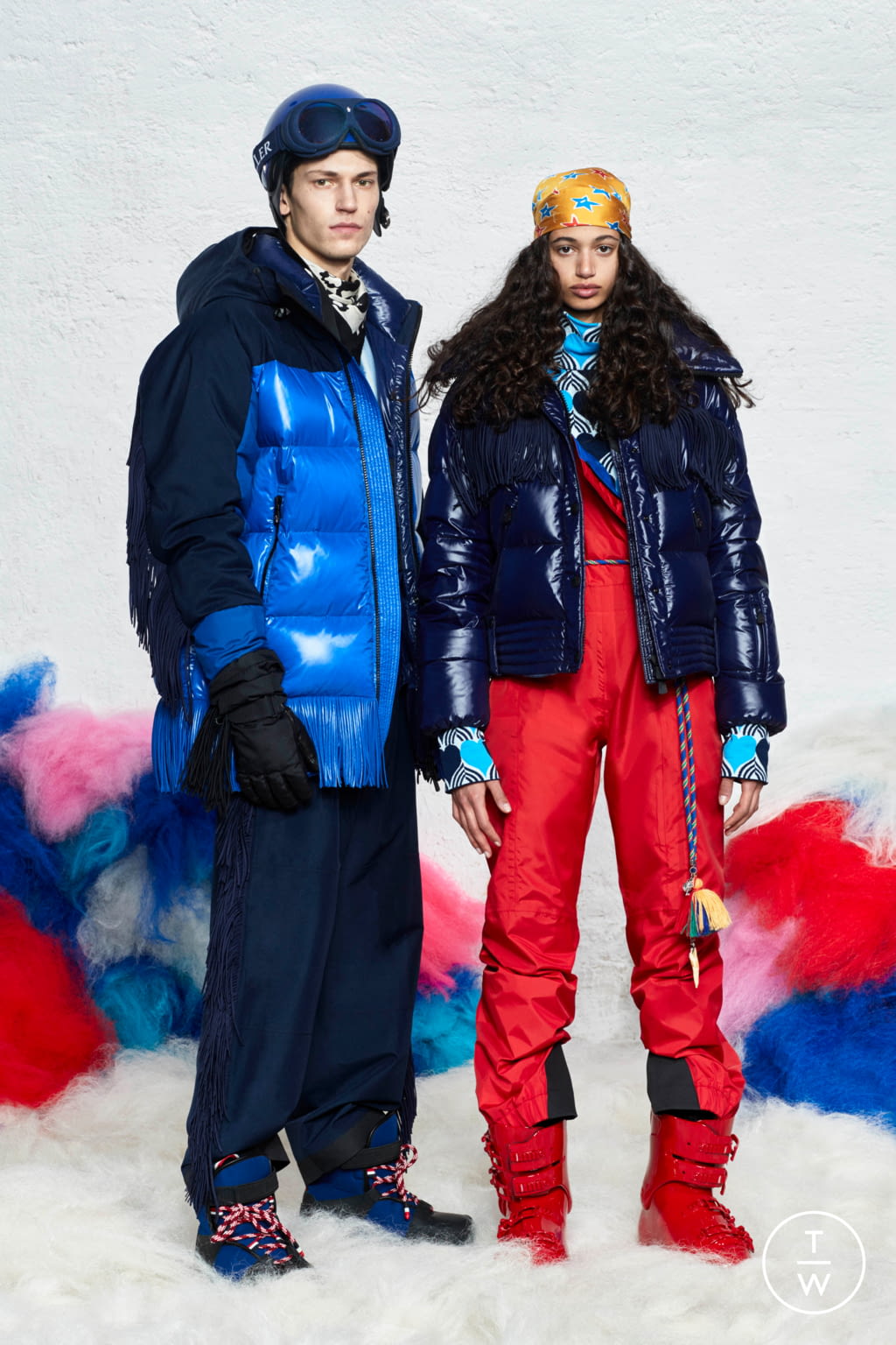 Fashion Week Milan Fall/Winter 2019 look 60 from the Moncler Genius collection 女装