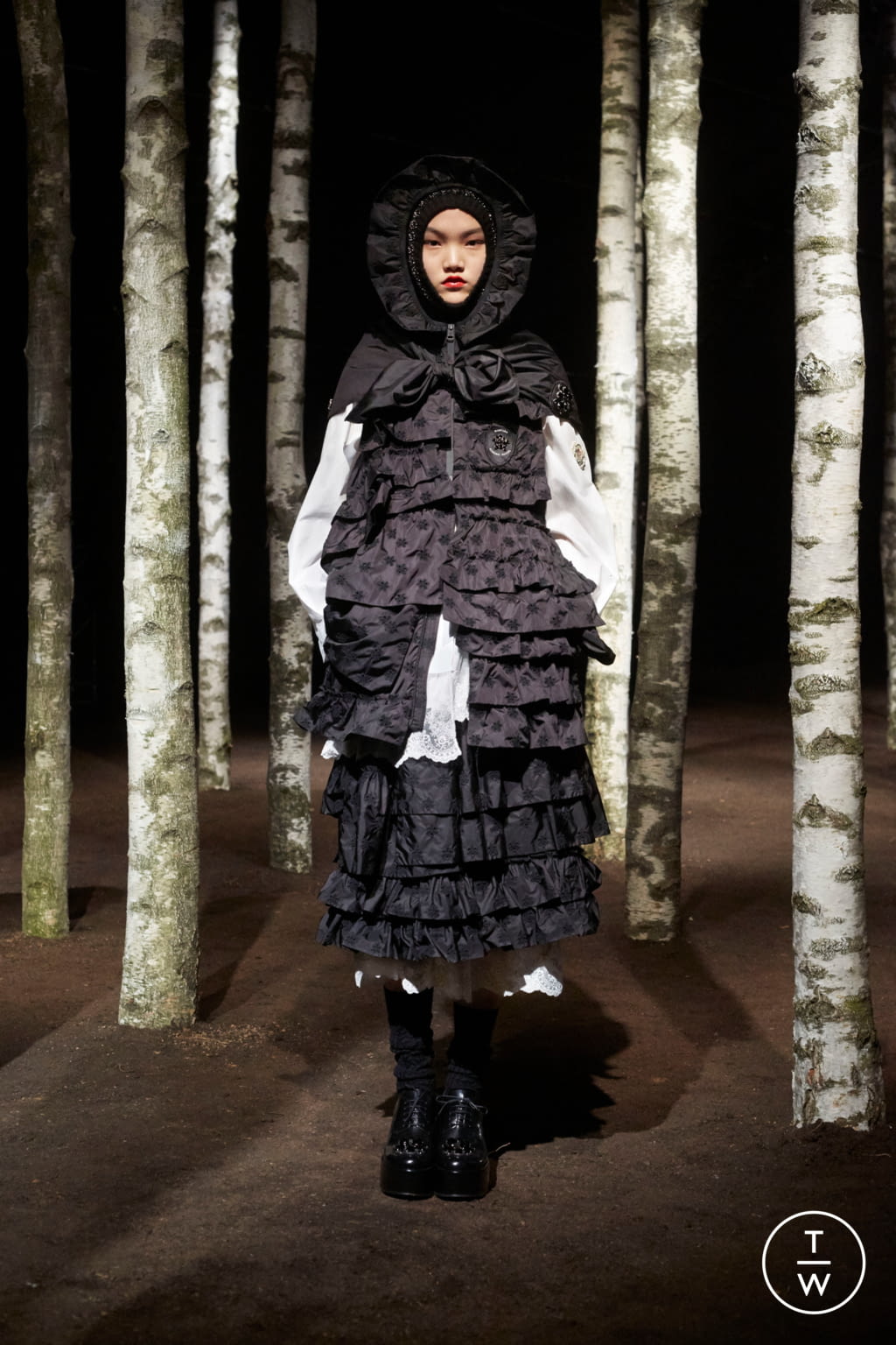 Fashion Week Milan Fall/Winter 2019 look 100 from the Moncler Genius collection womenswear