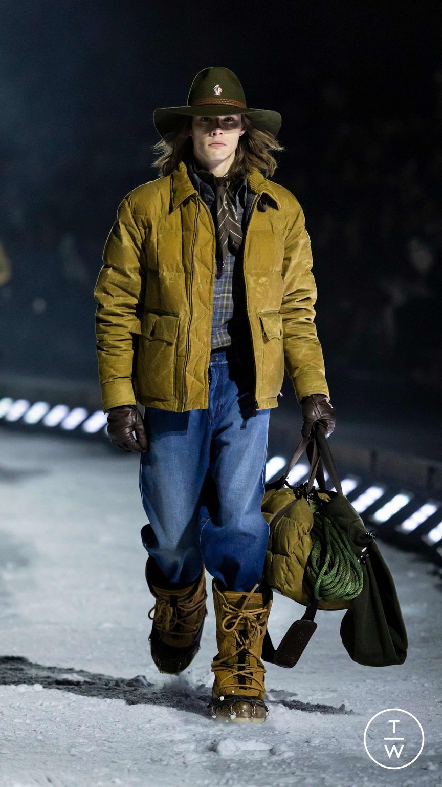 Fashion Week Milan Fall/Winter 2026 look 10 de la collection Moncler menswear