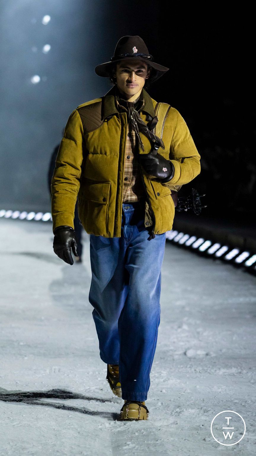 Fashion Week Milan Fall/Winter 2026 look 11 de la collection Moncler menswear