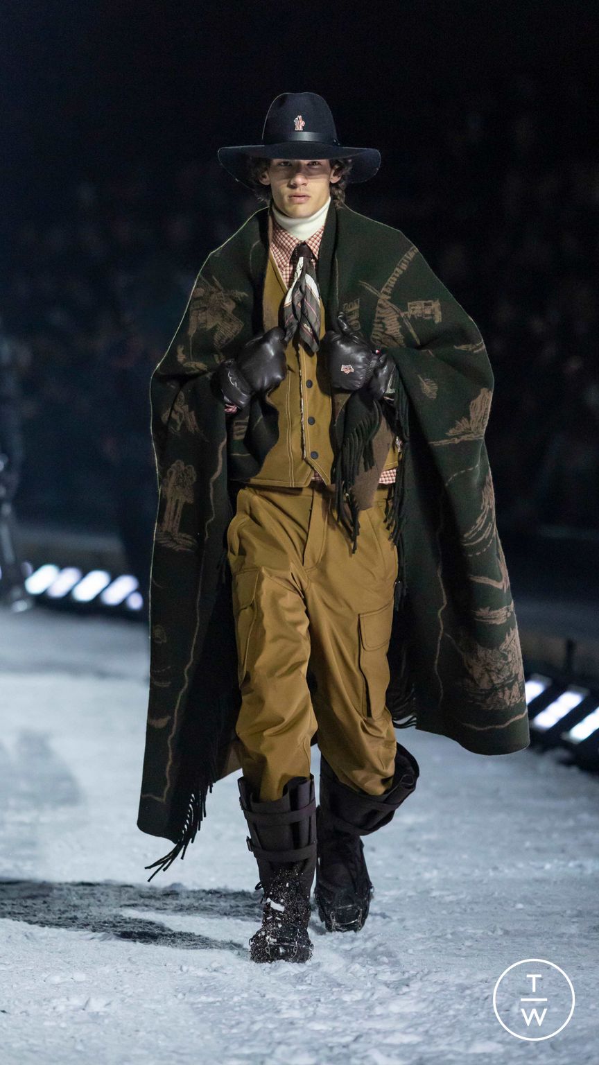 Fashion Week Milan Fall/Winter 2026 look 35 from the Moncler collection menswear