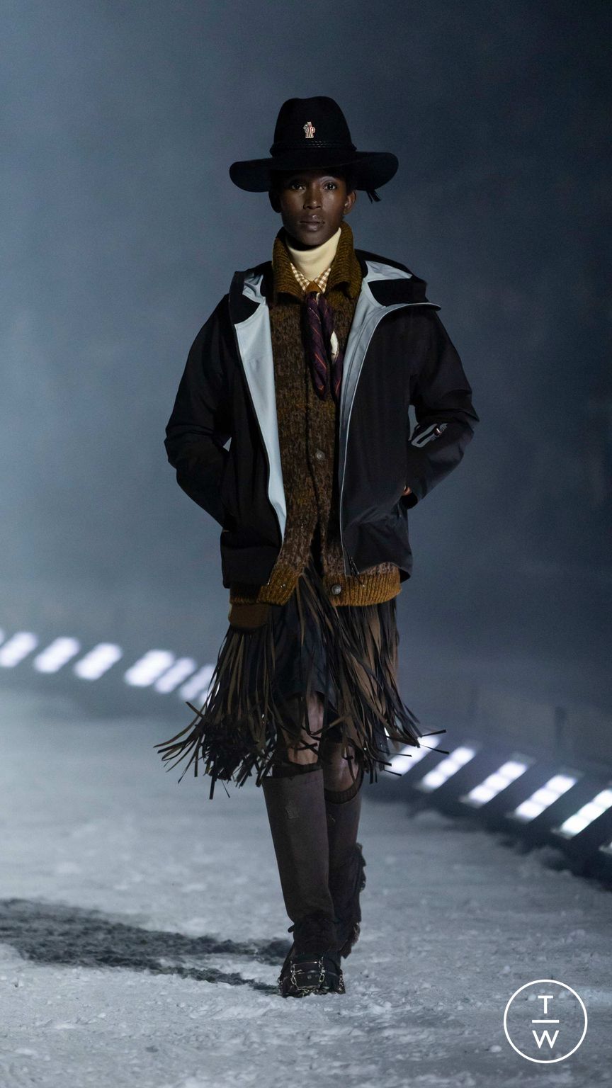 Fashion Week Milan Fall/Winter 2026 look 38 from the Moncler collection menswear