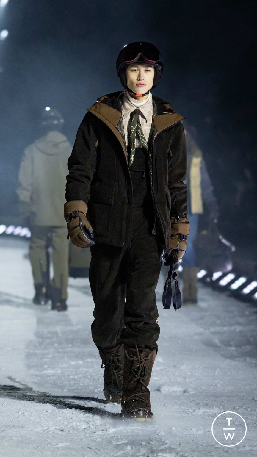 Fashion Week Milan Fall/Winter 2026 look 4 de la collection Moncler menswear