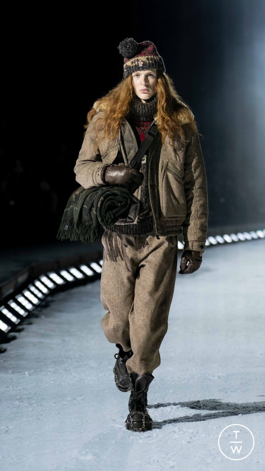 Fashion Week Milan Fall/Winter 2026 look 43 from the Moncler collection 男装