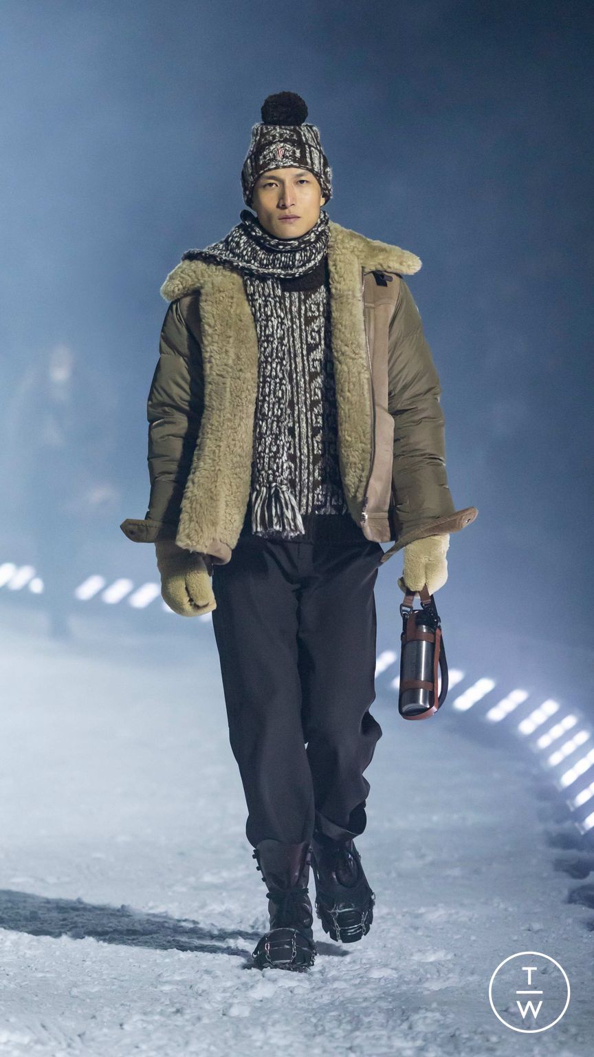 Fashion Week Milan Fall/Winter 2026 look 49 from the Moncler collection menswear