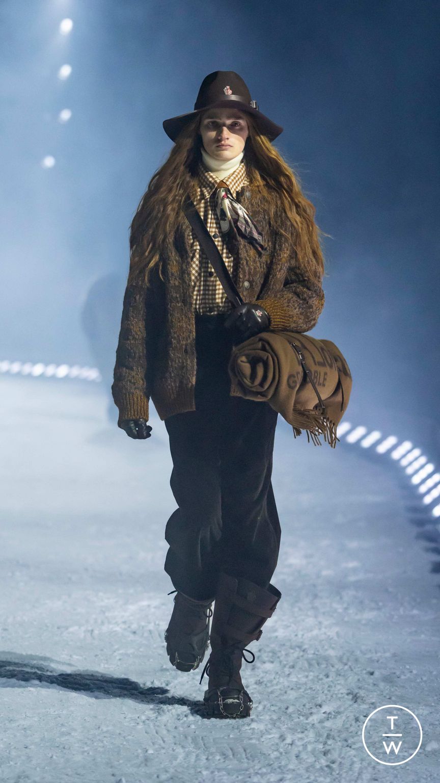 Fashion Week Milan Fall/Winter 2026 look 50 from the Moncler collection menswear