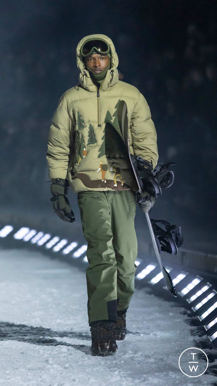 Fashion Week Milan Fall/Winter 2026 look 58 de la collection Moncler menswear