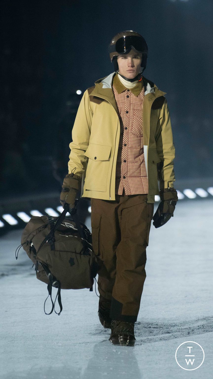 Fashion Week Milan Fall/Winter 2026 look 7 from the Moncler collection menswear