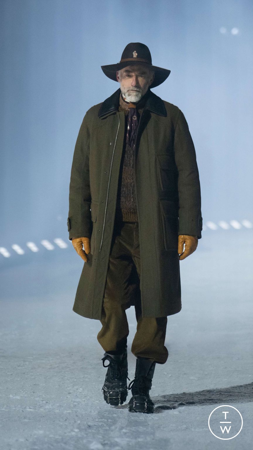 Fashion Week Milan Fall/Winter 2026 look 74 from the Moncler collection menswear