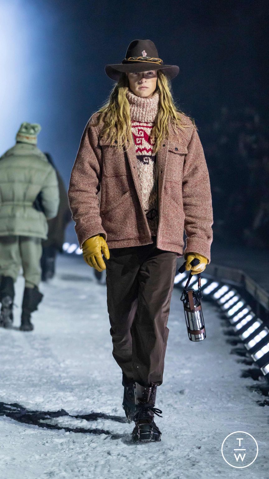 Fashion Week Milan Fall/Winter 2026 look 85 from the Moncler collection menswear