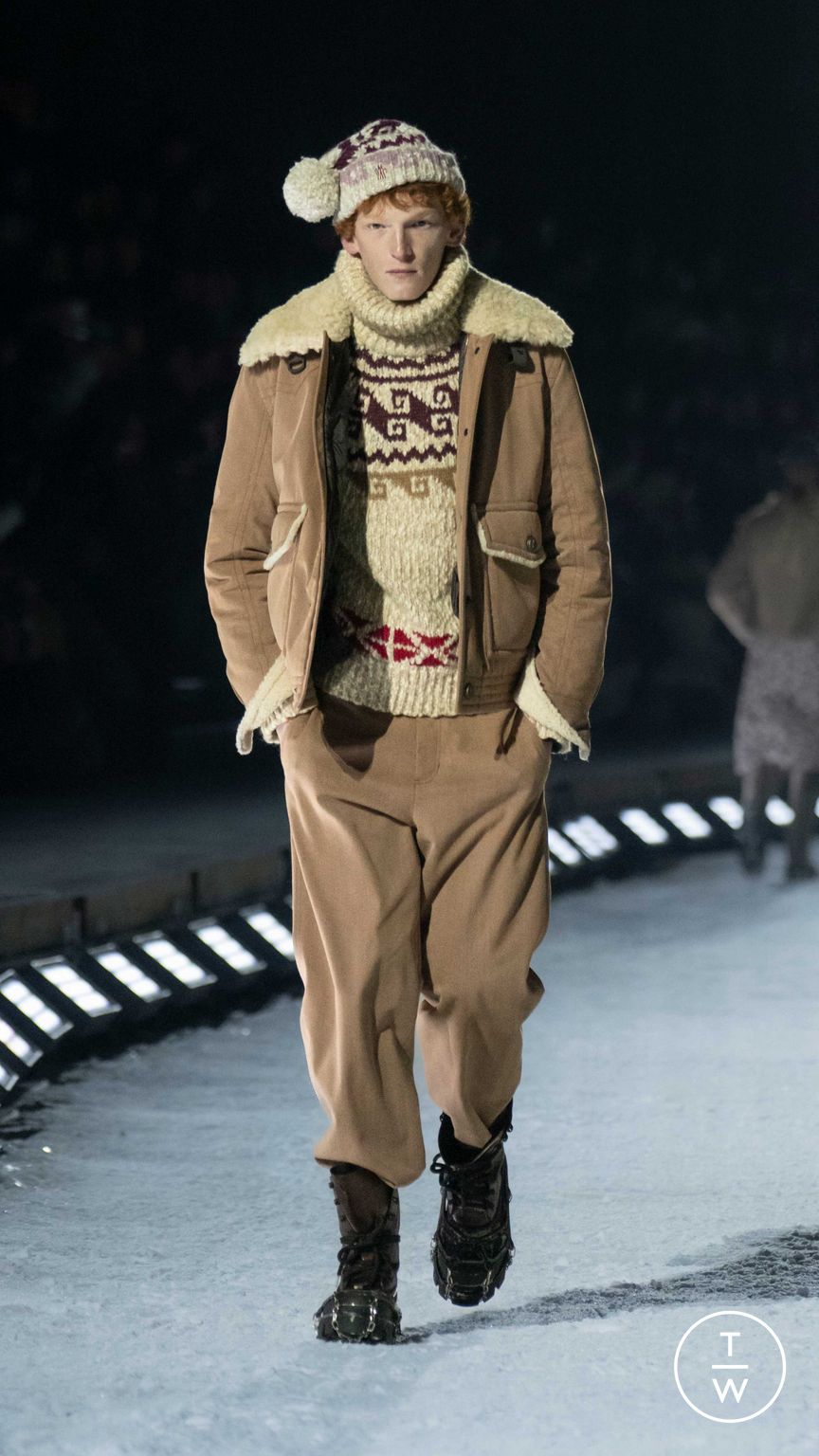 Fashion Week Milan Fall/Winter 2026 look 89 from the Moncler collection menswear