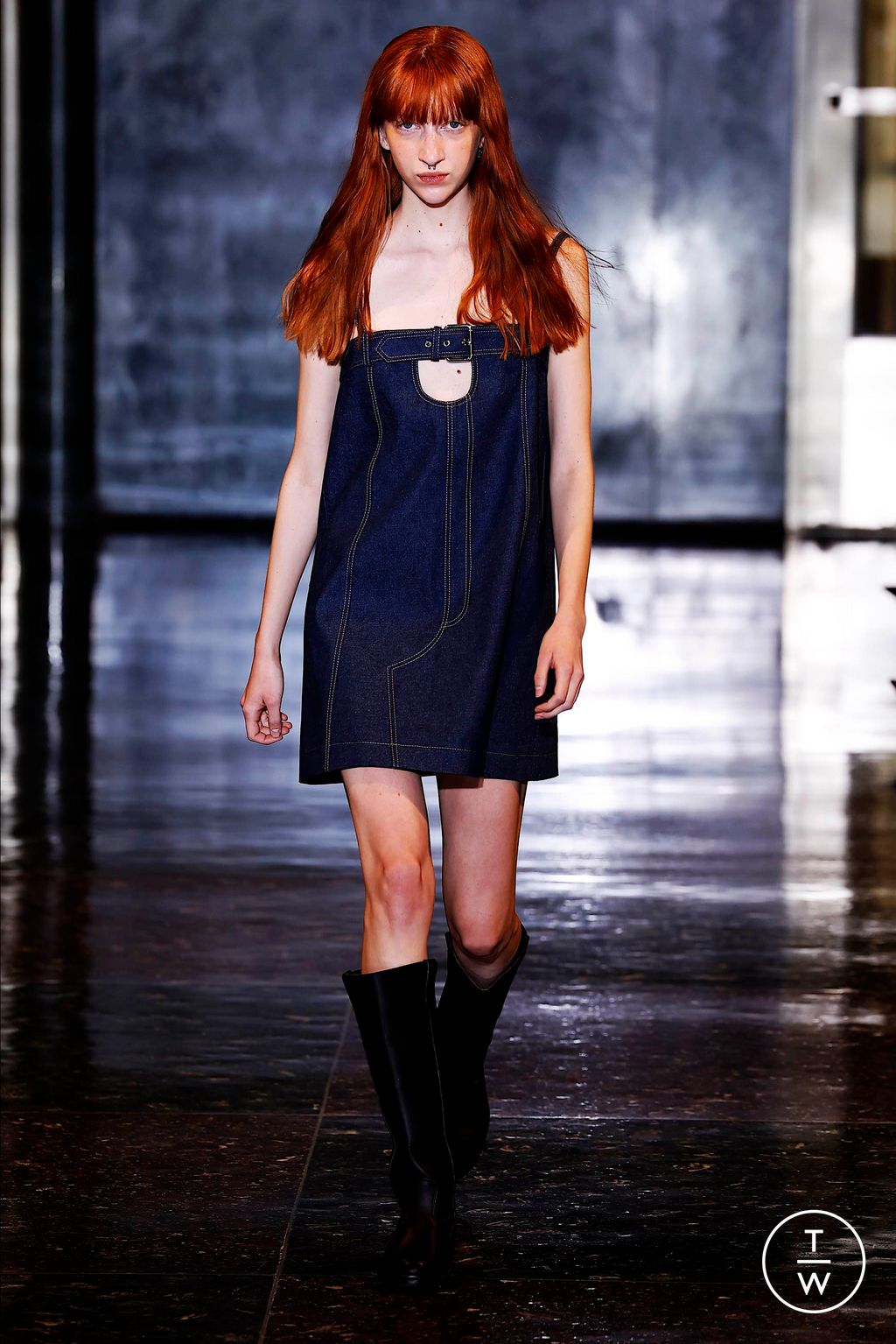 Fashion Week New York Fall/Winter 2024 look 6 de la collection Monse womenswear