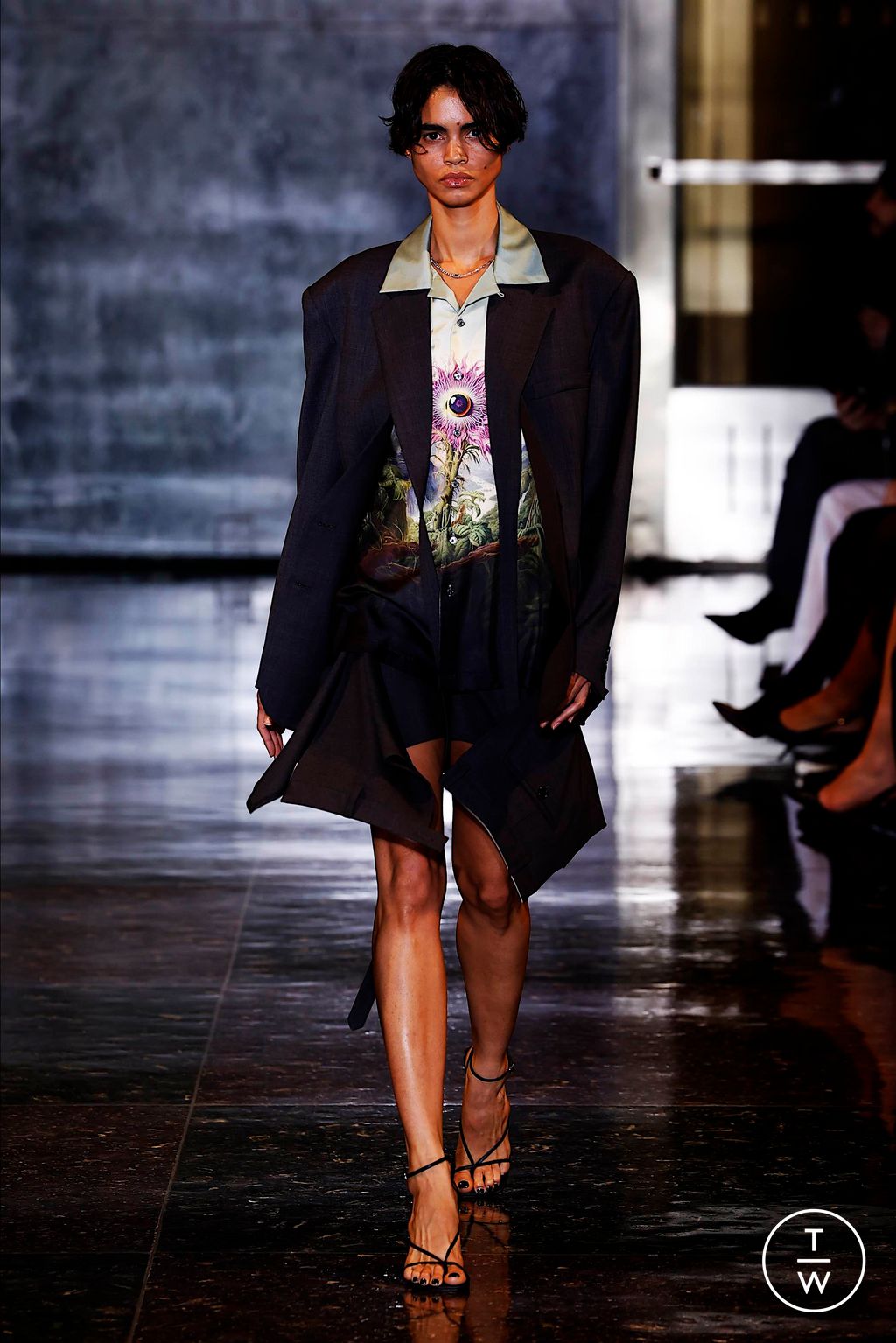 Fashion Week New York Fall/Winter 2024 look 7 de la collection Monse womenswear