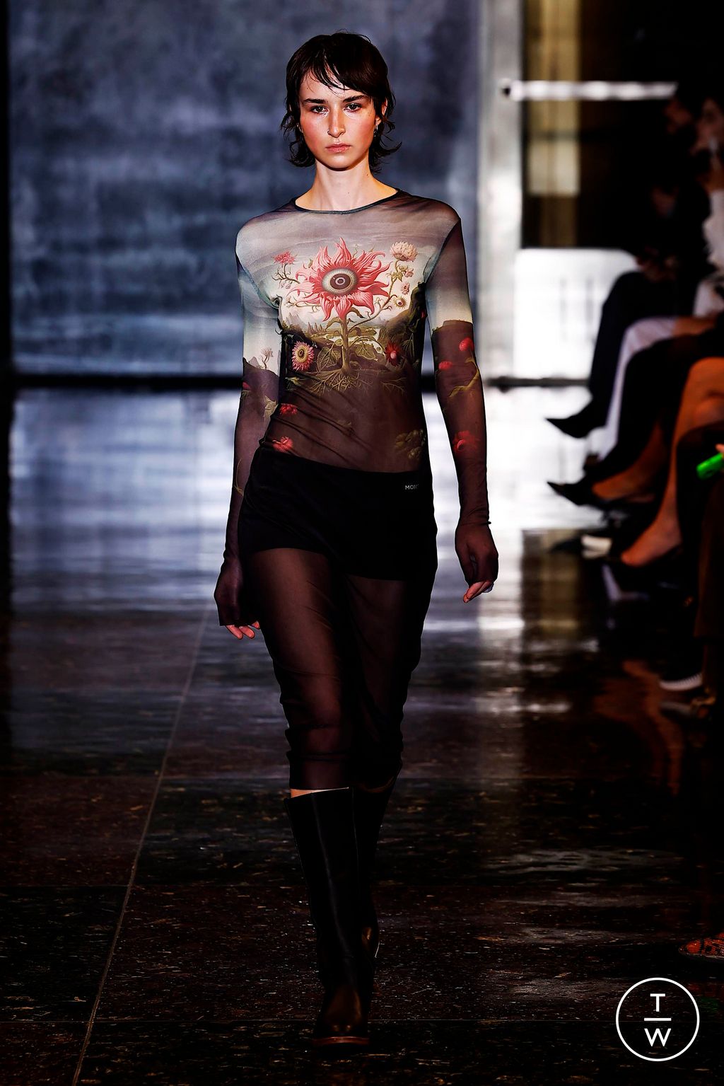Fashion Week New York Fall/Winter 2024 look 10 de la collection Monse womenswear