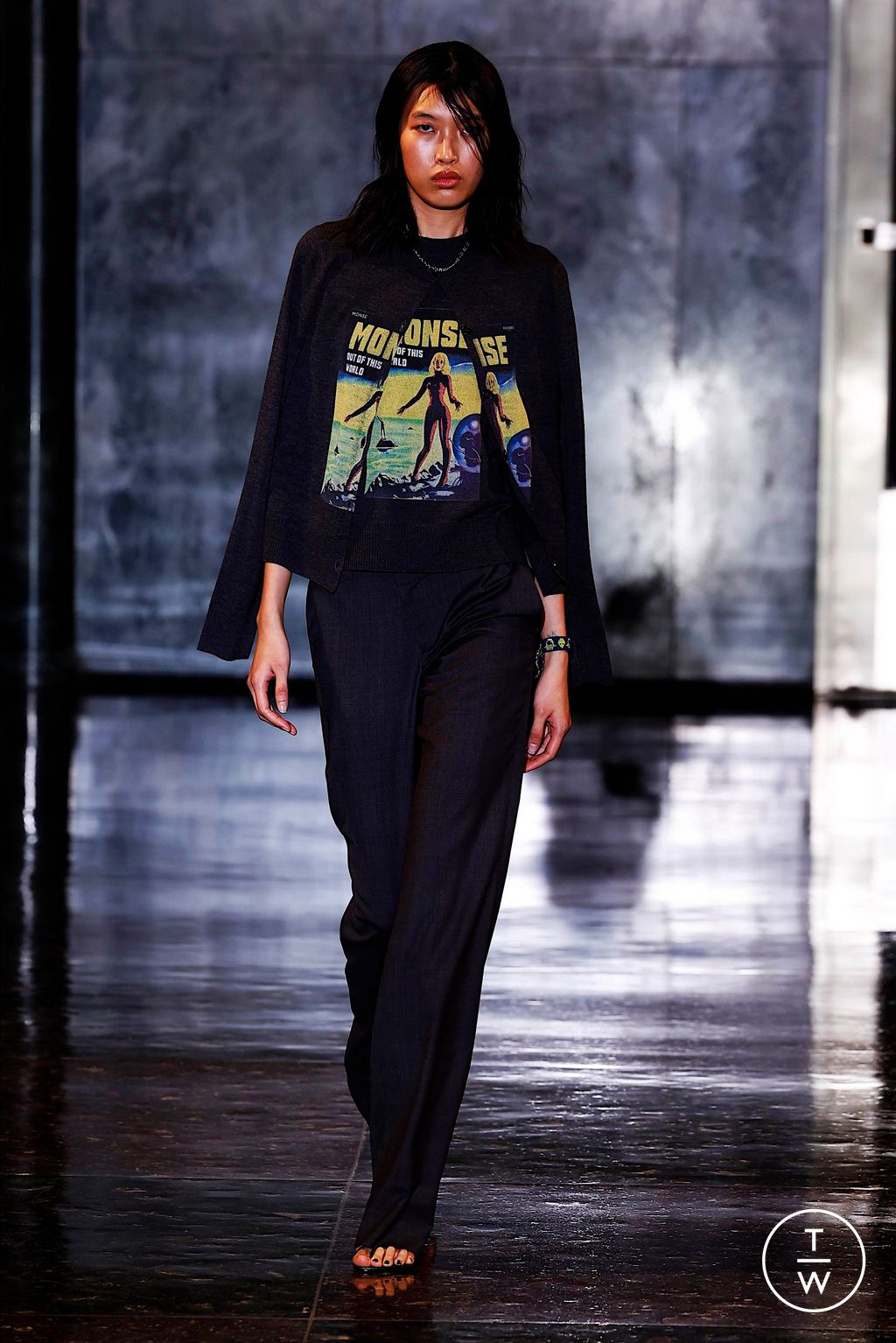 Fashion Week New York Fall/Winter 2024 look 13 from the Monse collection 女装