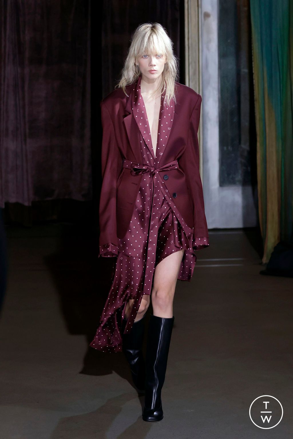 Fashion Week New York Fall/Winter 2025 look 1 from the Monse collection womenswear