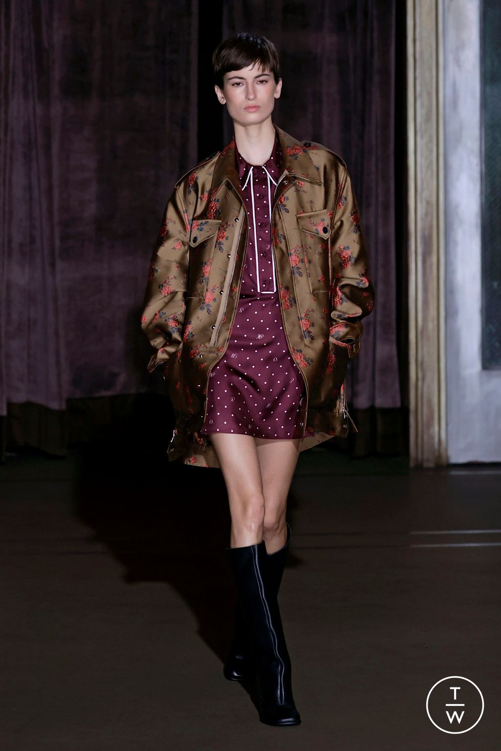 Fashion Week New York Fall/Winter 2025 look 3 from the Monse collection womenswear