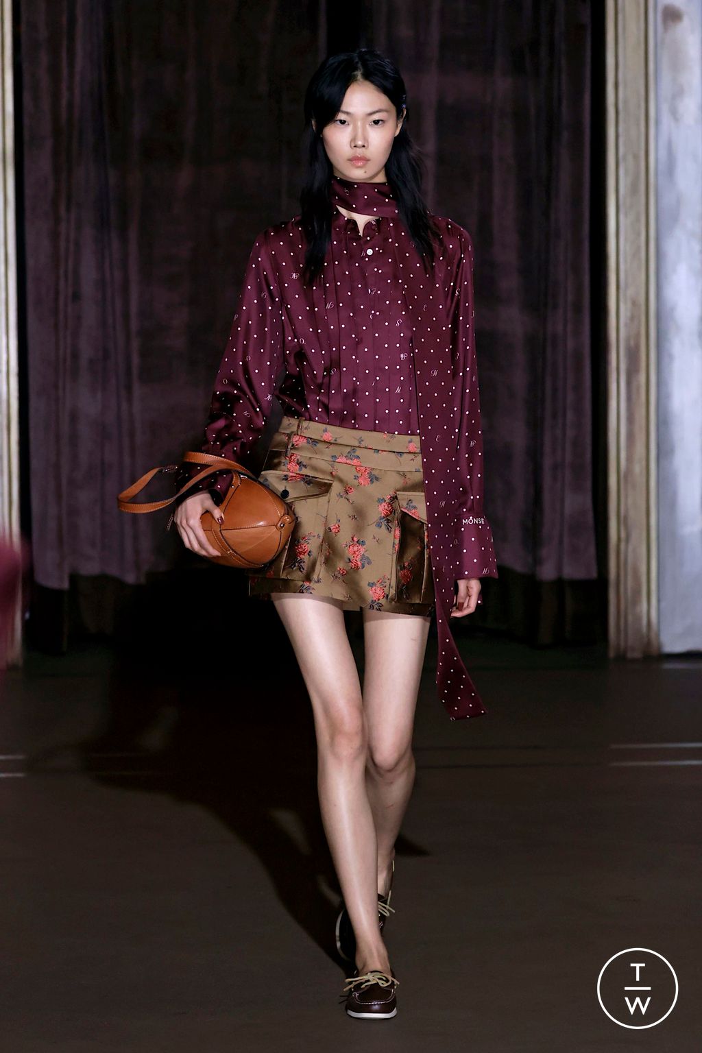 Fashion Week New York Fall/Winter 2025 look 4 from the Monse collection womenswear