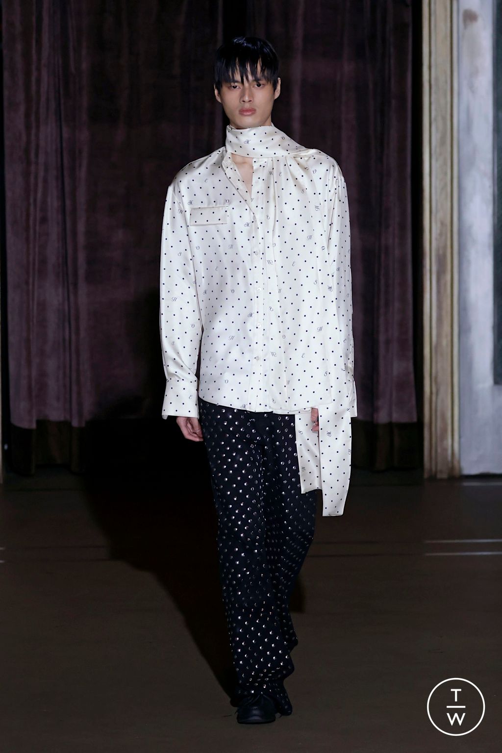 Fashion Week New York Fall/Winter 2025 look 5 from the Monse collection womenswear