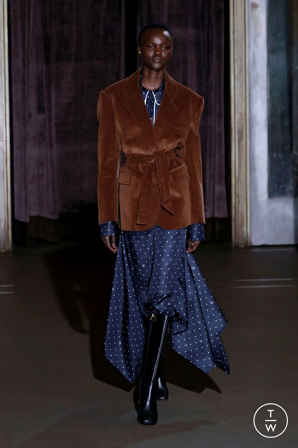 Fashion Week New York Fall/Winter 2025 look 7 from the Monse collection womenswear