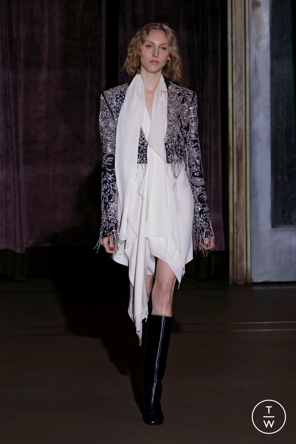 Fashion Week New York Fall/Winter 2025 look 25 from the Monse collection womenswear