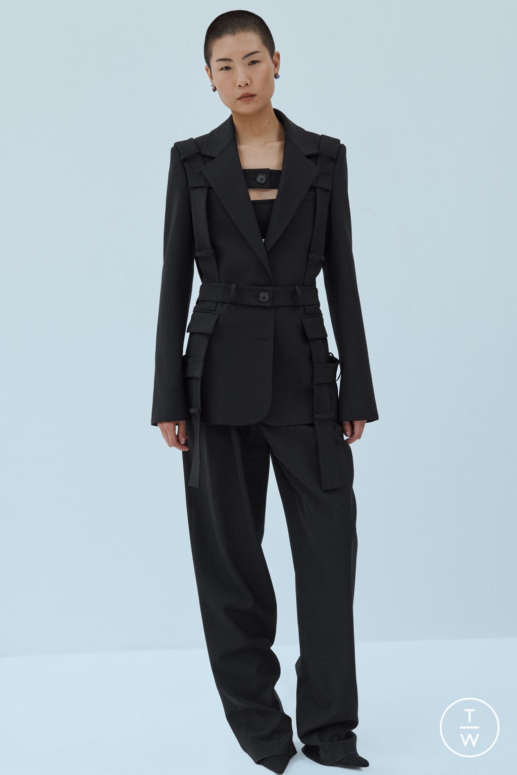 Fashion Week New York Resort 2023 look 3 from the Monse collection womenswear