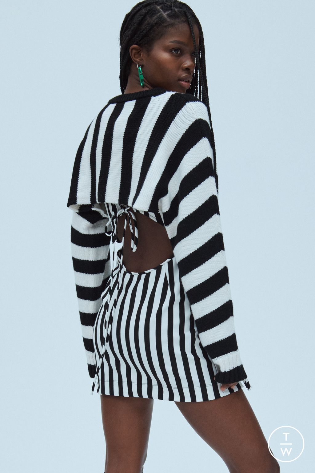 Fashion Week New York Resort 2023 look 7 from the Monse collection womenswear