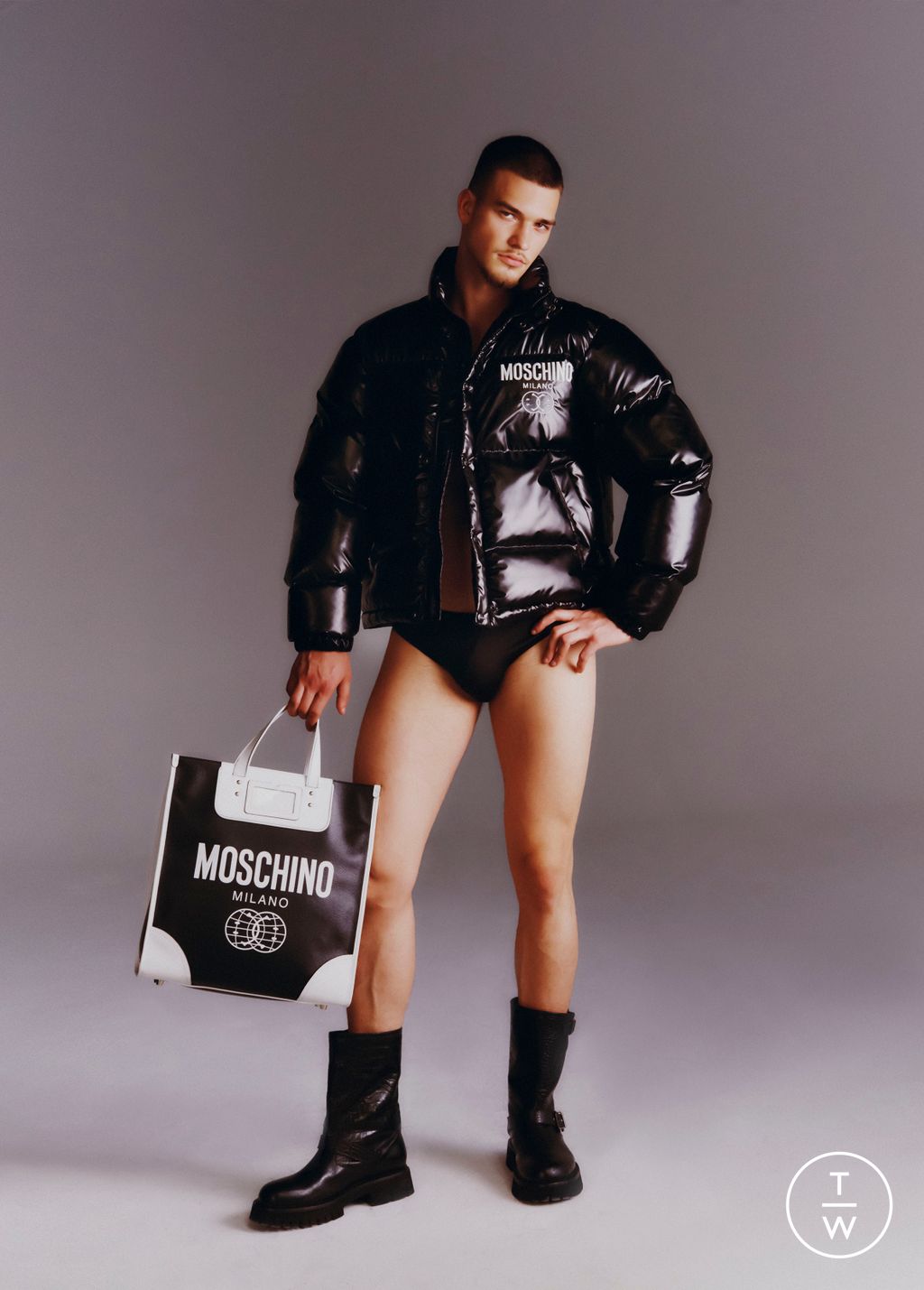 Fashion Week Milan Resort 2023 look 39 de la collection Moschino menswear
