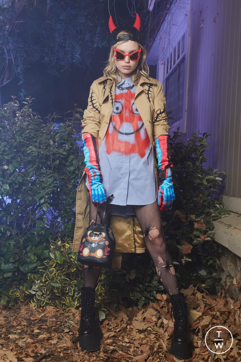 Fashion Week Milan Resort 2020 look 8 from the Moschino collection womenswear
