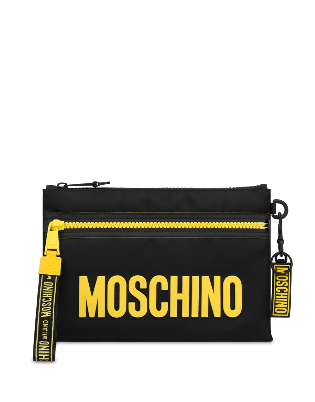 Fashion Week Milan Resort 2022 look 11 from the Moschino collection menswear accessories