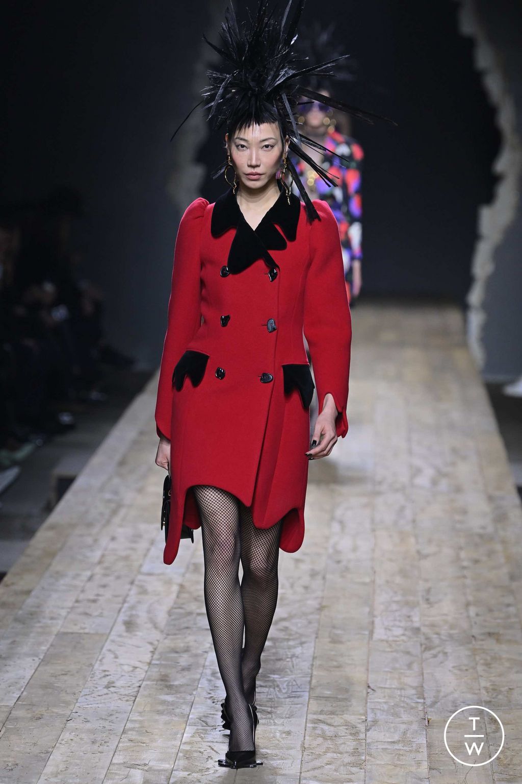 Fashion Week Milan Fall/Winter 2023 look 14 from the Moschino collection womenswear