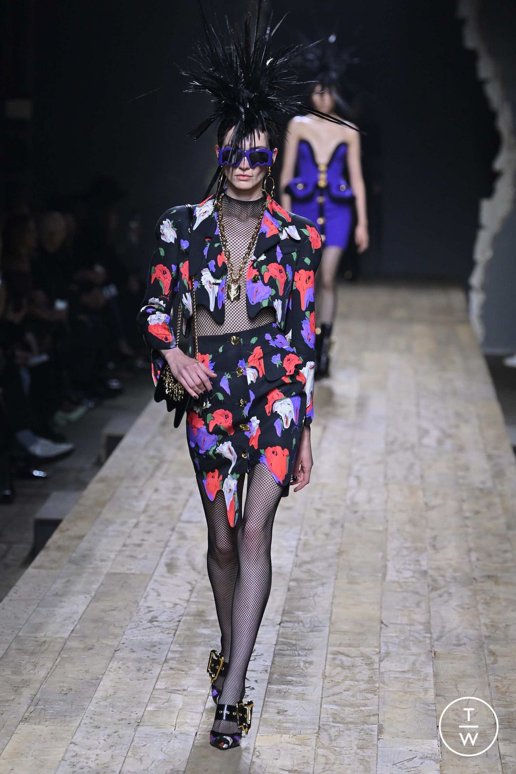 Fashion Week Milan Fall/Winter 2023 look 15 from the Moschino collection womenswear