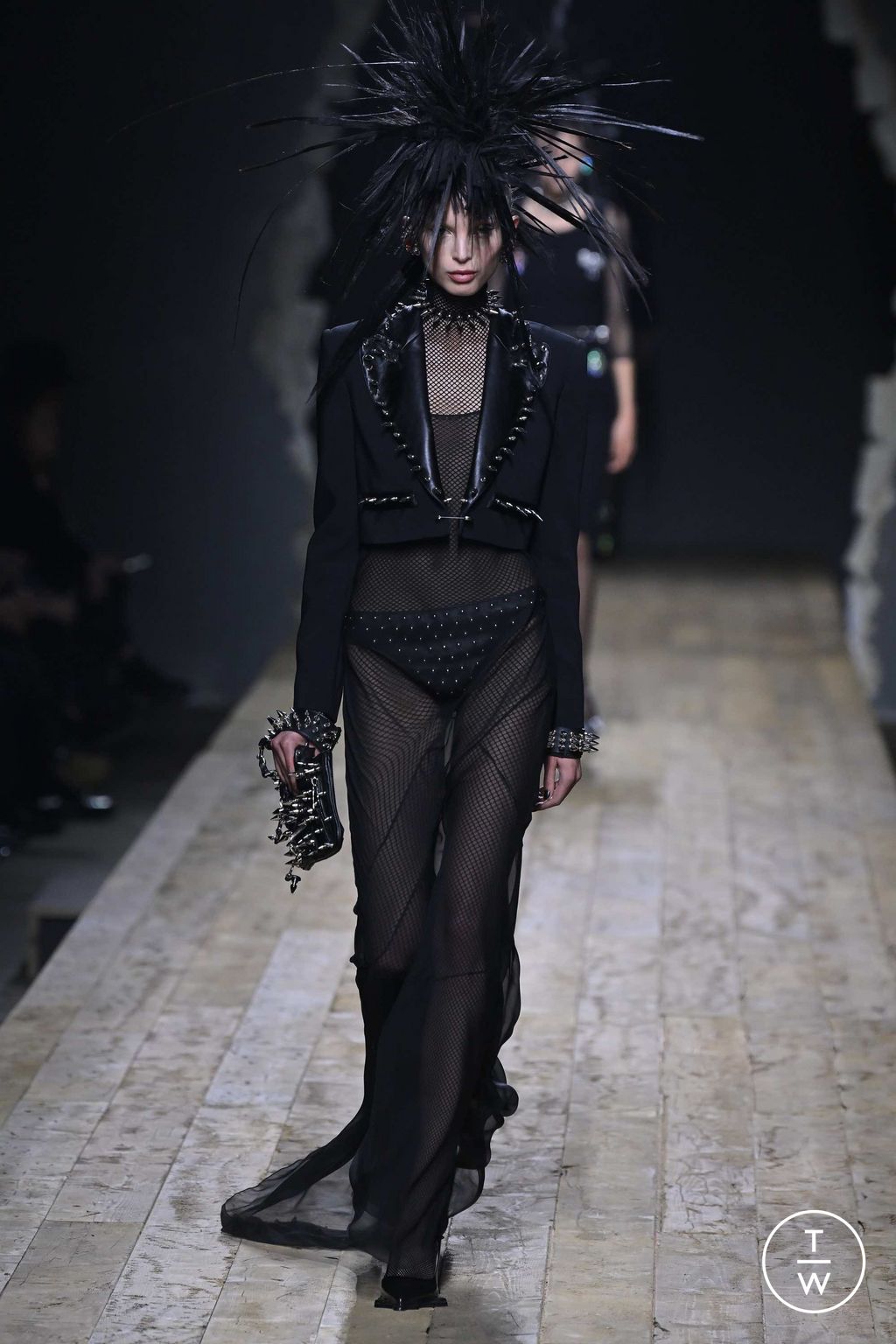 Fashion Week Milan Fall/Winter 2023 look 28 from the Moschino collection 女装