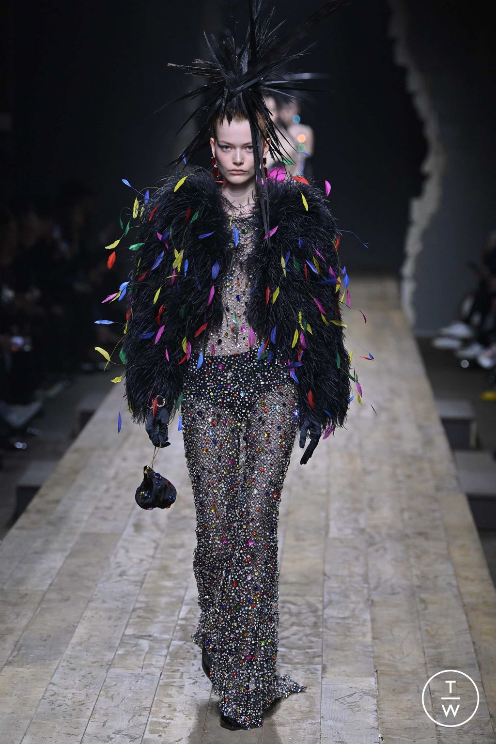 Fashion Week Milan Fall/Winter 2023 look 42 de la collection Moschino womenswear