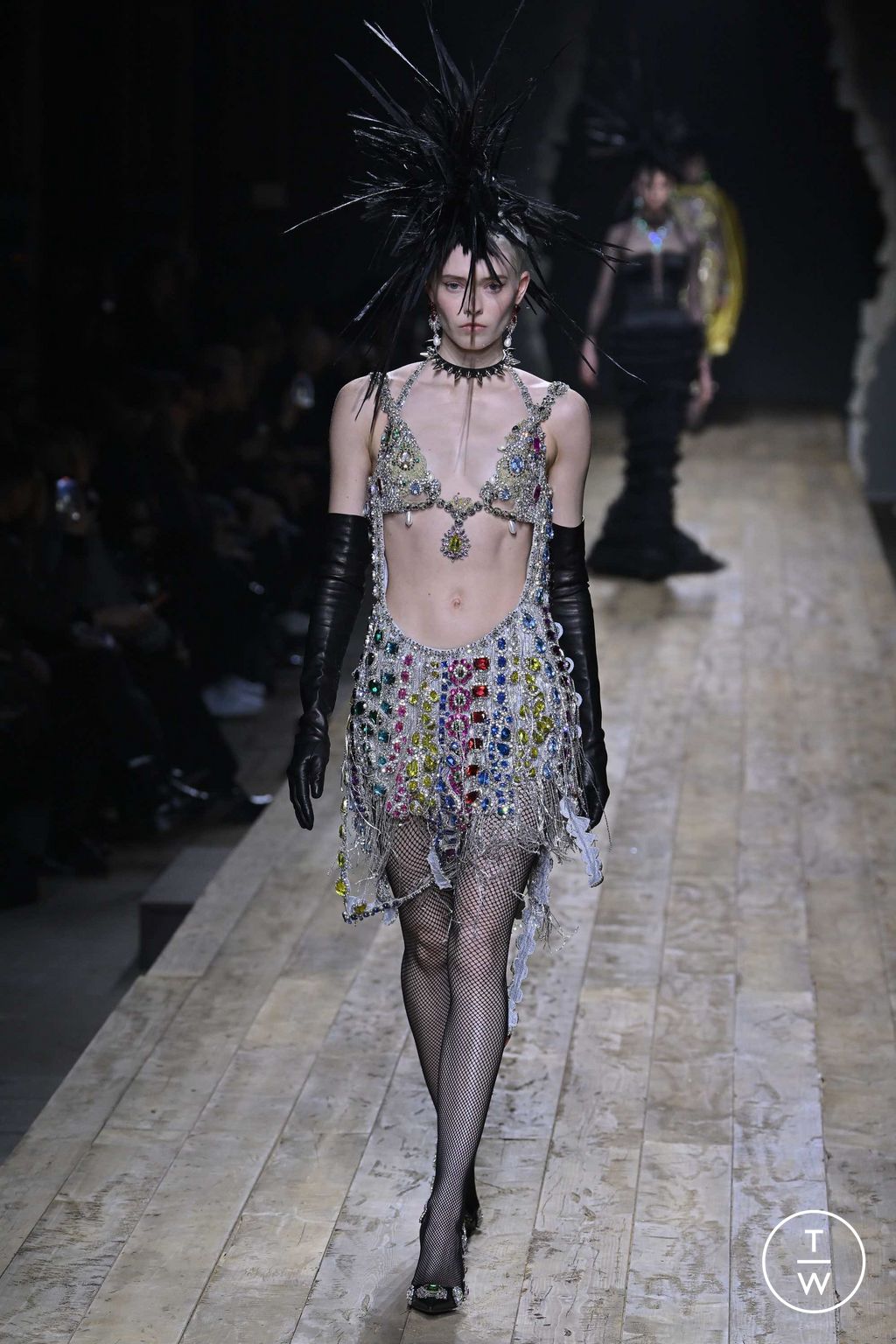 Fashion Week Milan Fall/Winter 2023 look 44 de la collection Moschino womenswear