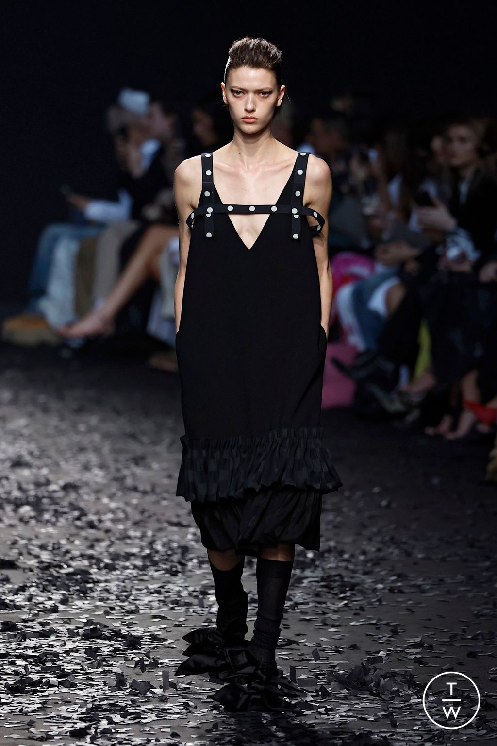 Fashion Week Milan Fall/Winter 2025 look 8 from the Moschino collection womenswear