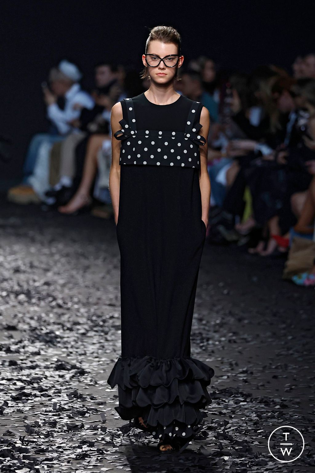 Fashion Week Milan Fall/Winter 2025 look 9 from the Moschino collection womenswear