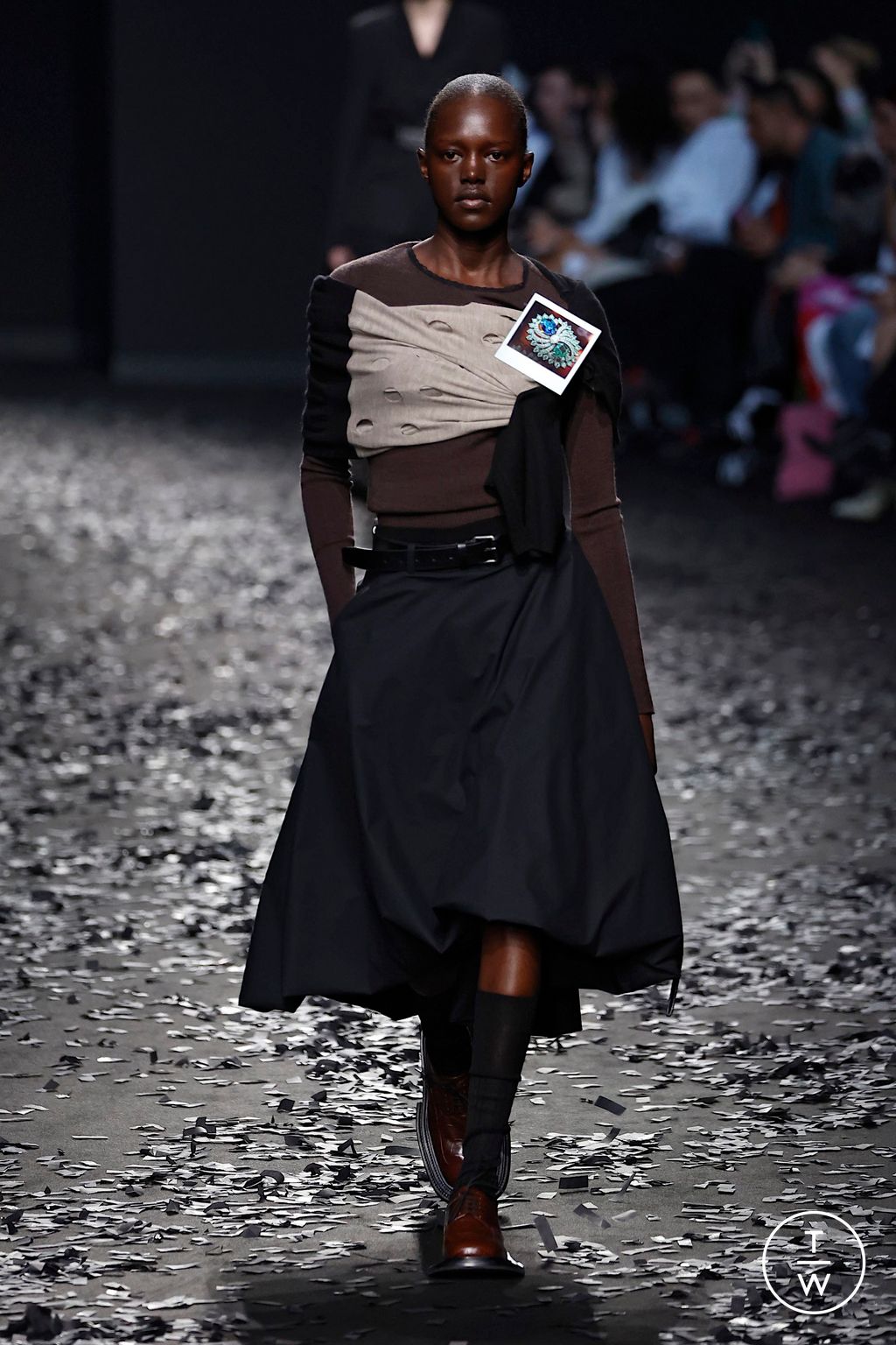 Fashion Week Milan Fall/Winter 2025 look 13 from the Moschino collection womenswear