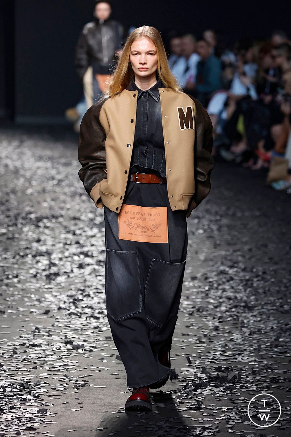 Fashion Week Milan Fall/Winter 2025 look 29 from the Moschino collection womenswear