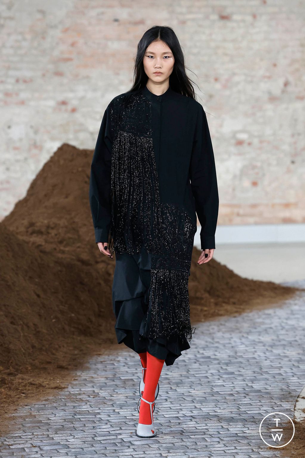 Fashion Week Milan Fall/Winter 2026 look 44 from the Moschino collection womenswear