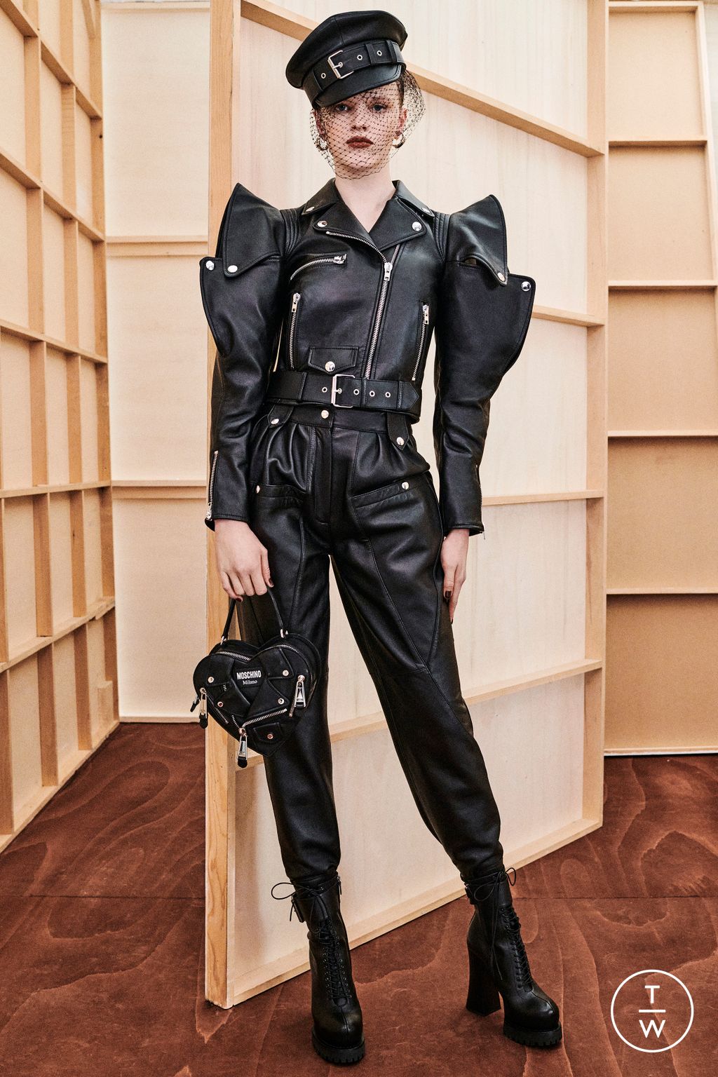 Fashion Week Milan Pre-Fall 2023 look 65 from the Moschino collection womenswear
