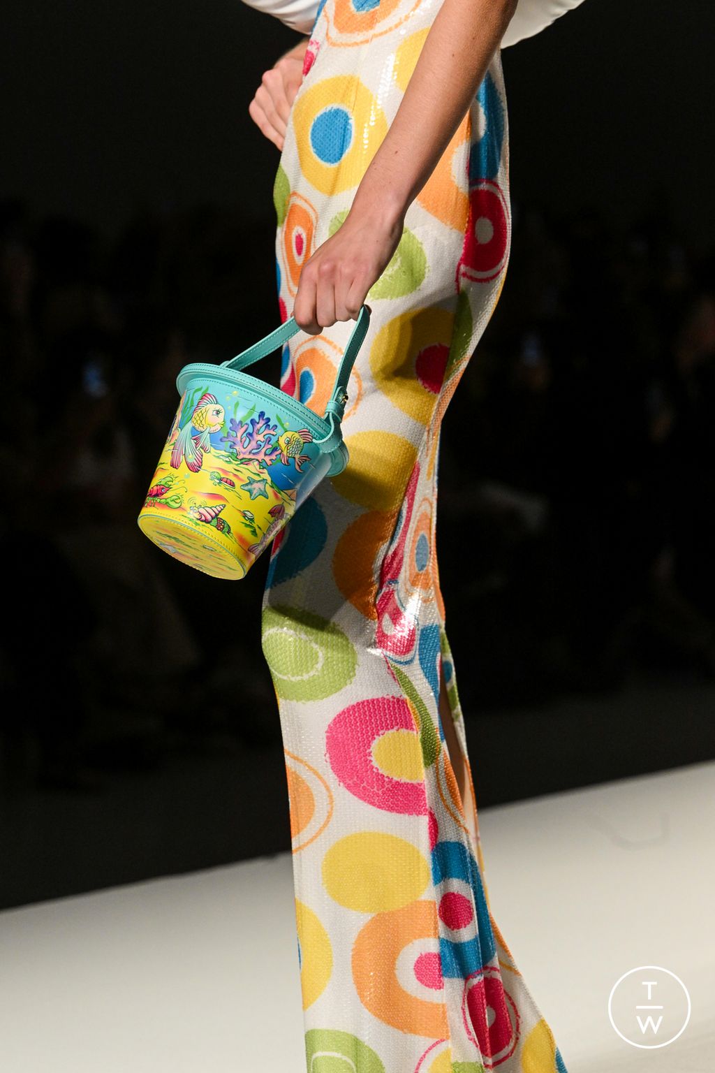 Fashion Week Milan Spring/Summer 2023 look 13 from the Moschino collection womenswear accessories