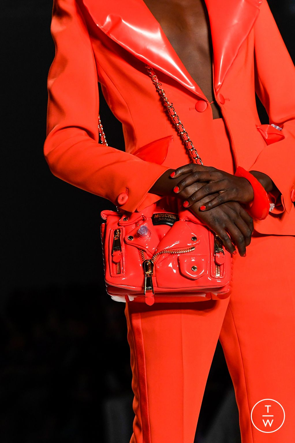 Fashion Week Milan Spring/Summer 2023 look 10 from the Moschino collection womenswear accessories