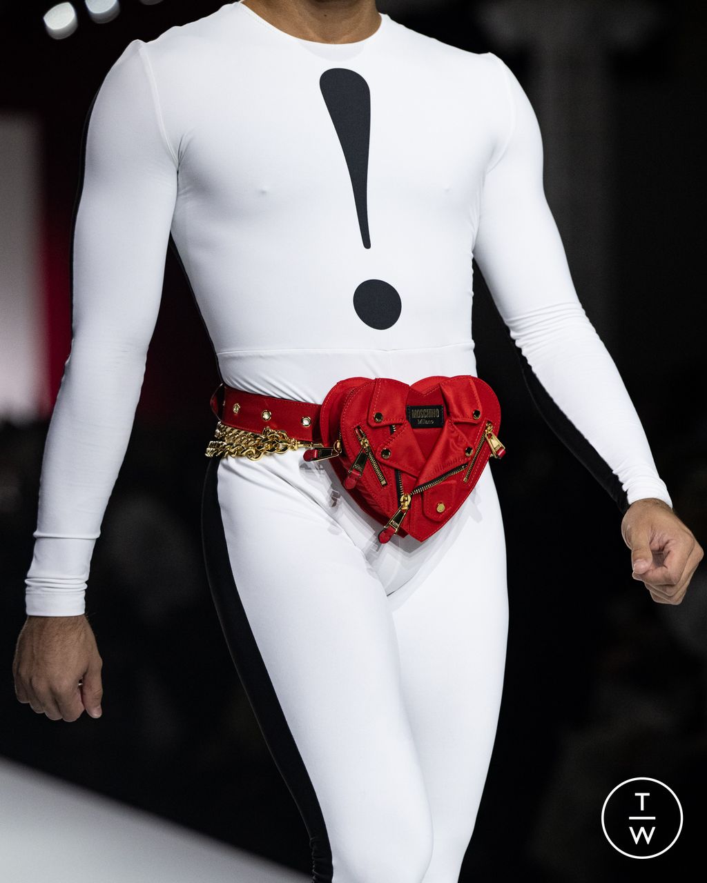 Fashion Week Milan Spring/Summer 2024 look 13 from the Moschino collection womenswear accessories