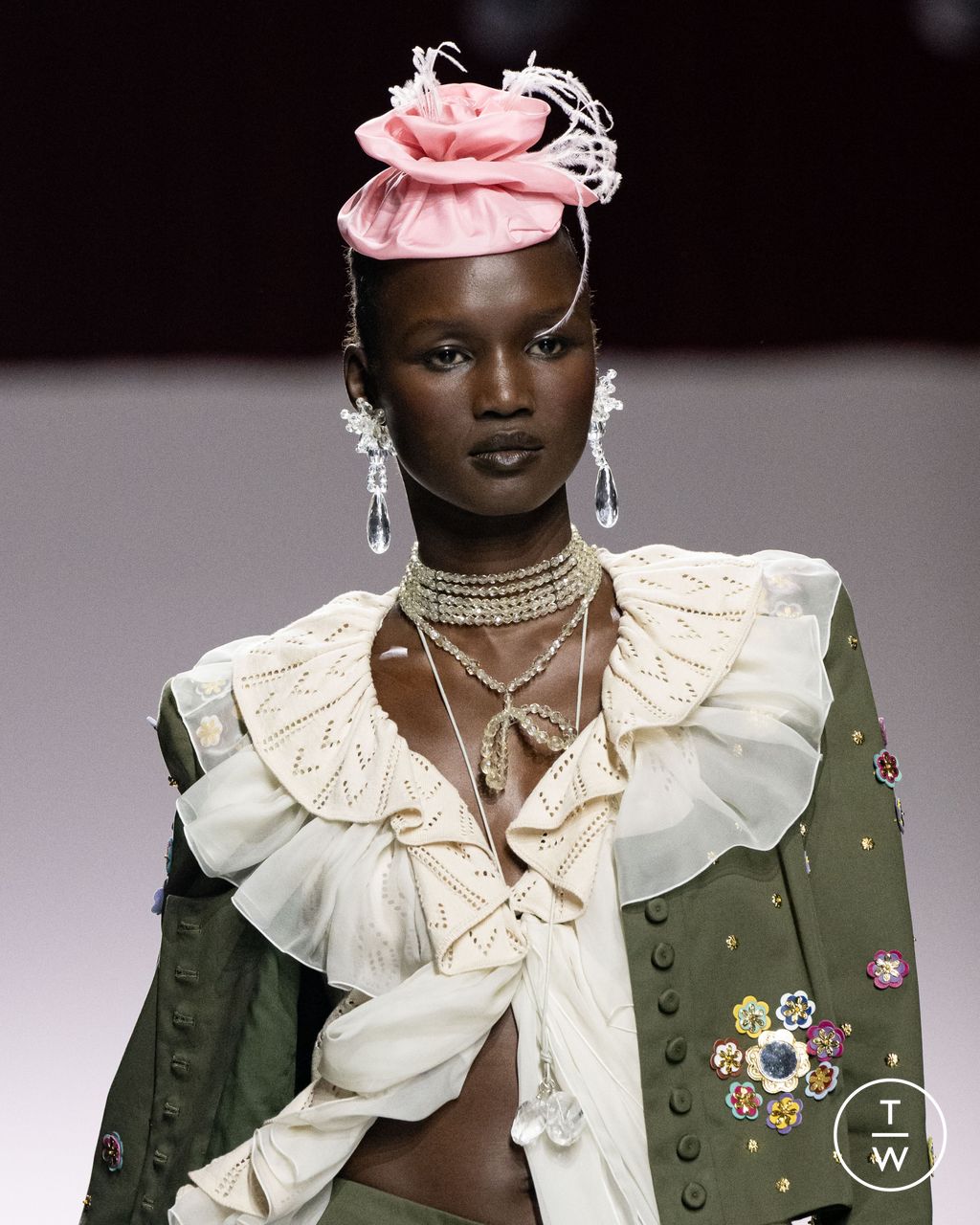 Fashion Week Milan Spring/Summer 2024 look 39 from the Moschino collection womenswear accessories